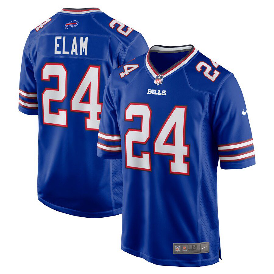 Men Buffalo Bills 24 Kaiir Elam Nike Royal Player Game NFL Jersey